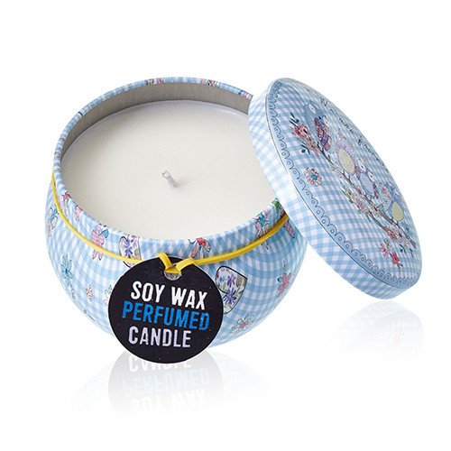 Velas artisticas de Hojalata blue