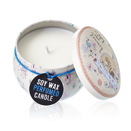 Velas artisticas de Hojalata beige